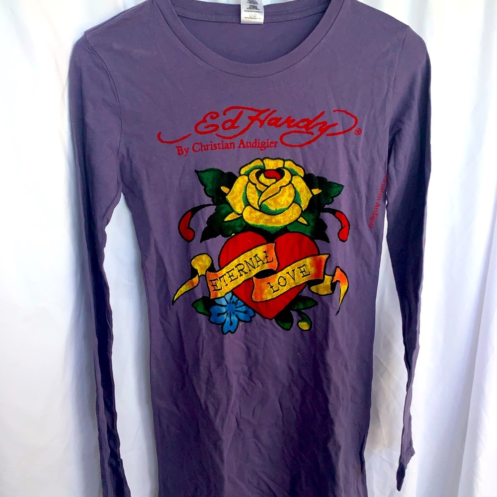 Women’s vintage Ed hardy long sleeve